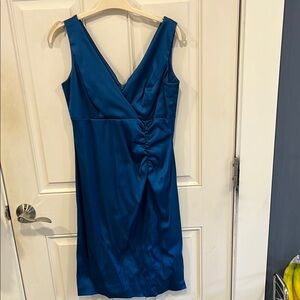 Elegant Blue Sleeveless Dress